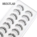Glamorous Handmade 3D Mink Crisscross Eyelashes 10 Pairs
