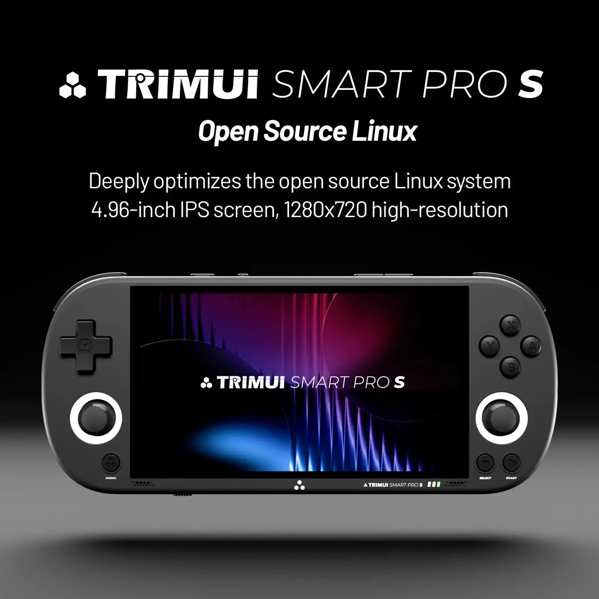 Trimui Smart Pro S TG5050 Handheld Game Console - Best for PSP Game, Octa-core 2.0GHz, 4.96" IPS Display, 5000mAh Battery