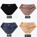 Silk Comfort Briefs Set: Luxurious Seamless Panties Women