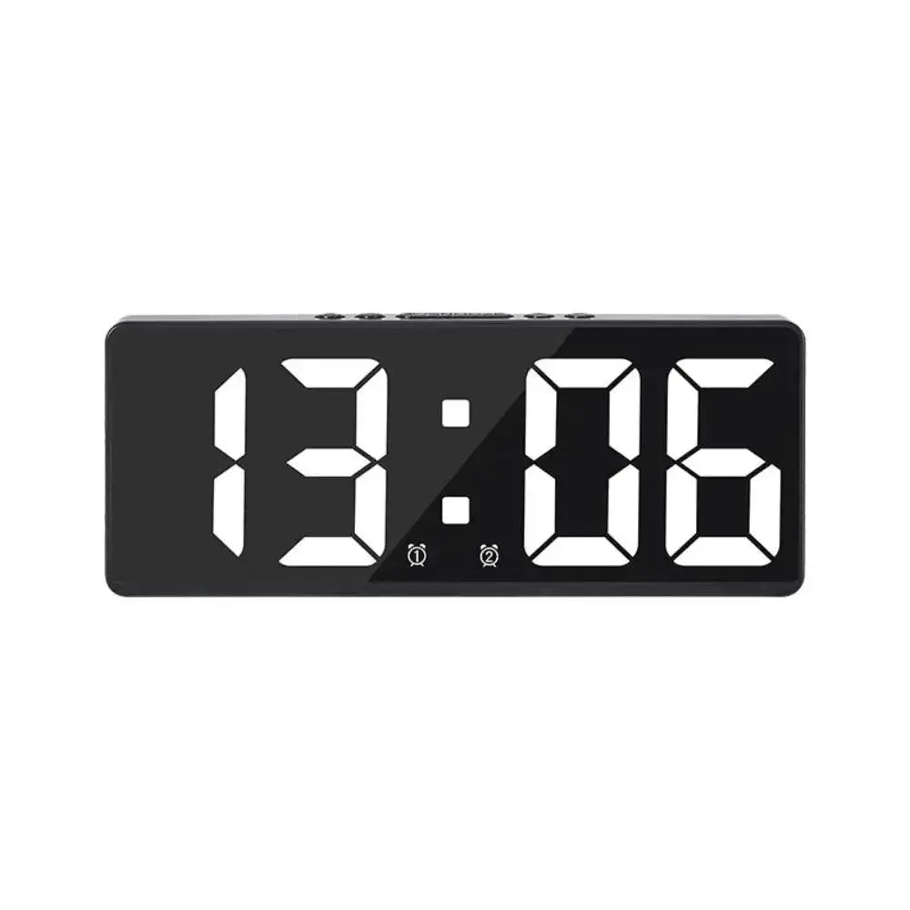 Number Clock Nightlight Temperature Calendar Alarm Clock LED