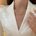 Small and Versatile Light Luxury No Fading Clover Necklace