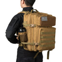 45L Tactical Backpack for Men and Women with Bottle Holder