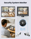 Compact Security Monitor Hdmi Vga Usb