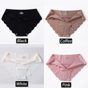 Silk Comfort Briefs Set: Luxurious Seamless Panties Women