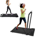 2-In-1 Electric Folding Walking Pad Treadmill For Small Spaces