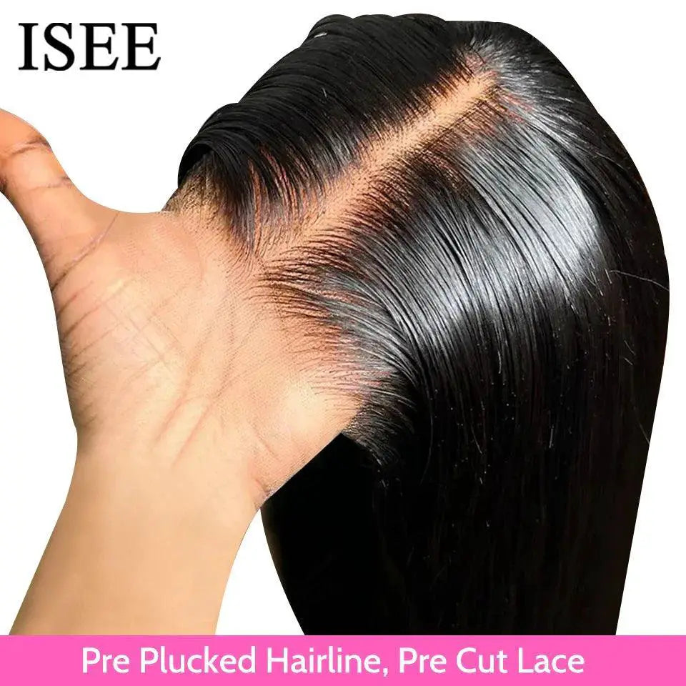 Glueless Straight Lace Front Wig Premium Virgin Hair Quality