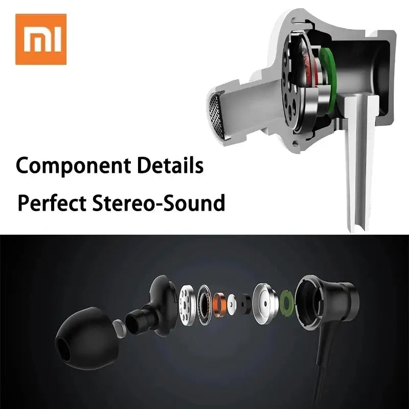 Original Xiaomi Piston 3 Earphone Bass Wired 3.5MM In-ear Sport Headphone with Mic Headset for Phone Xiaomi Samsung Huawei
