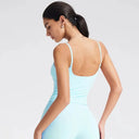 NCLAGEN - Built-In Bra Tank Top Yoga Vest Women