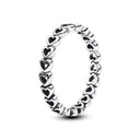 Sterling Silver Ring Sun Moon