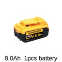 High-Capacity 6000mAh 20V Battery for Tools Upgrade