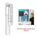 Selfie Stick Tripod - Bluetooth Remote With Led