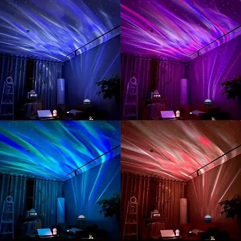 Magical USB LED Starry Sky Light Projector Night Lights Room Decoration Christmas Remote Control 7-Color Pattern LED Star Lamp