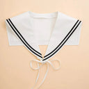 Sailor Fake Collar - Detachable Lace Tie Fashion