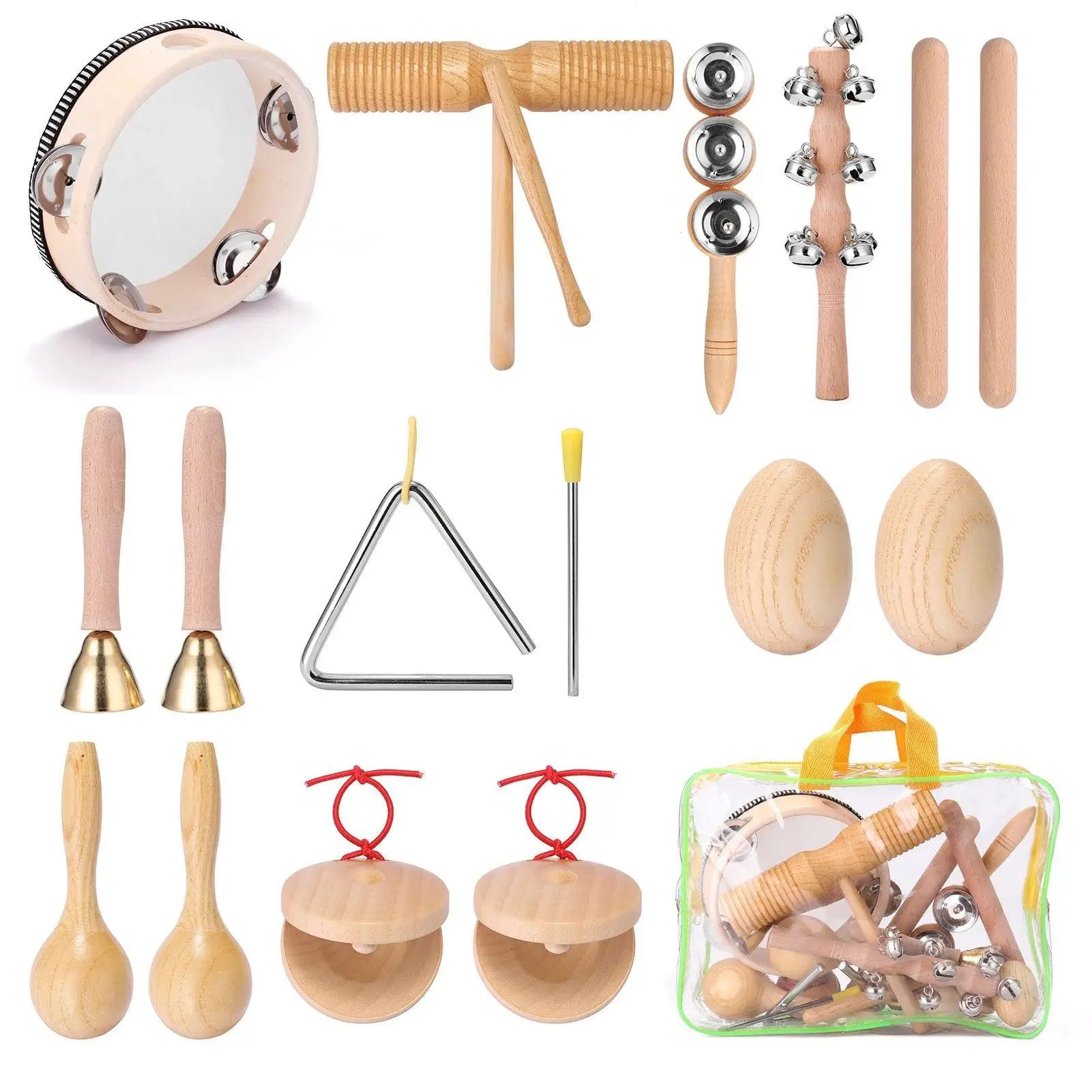 11pcs Children Hand Percussion Instruments Kit Set for Kids - OurLum.com
