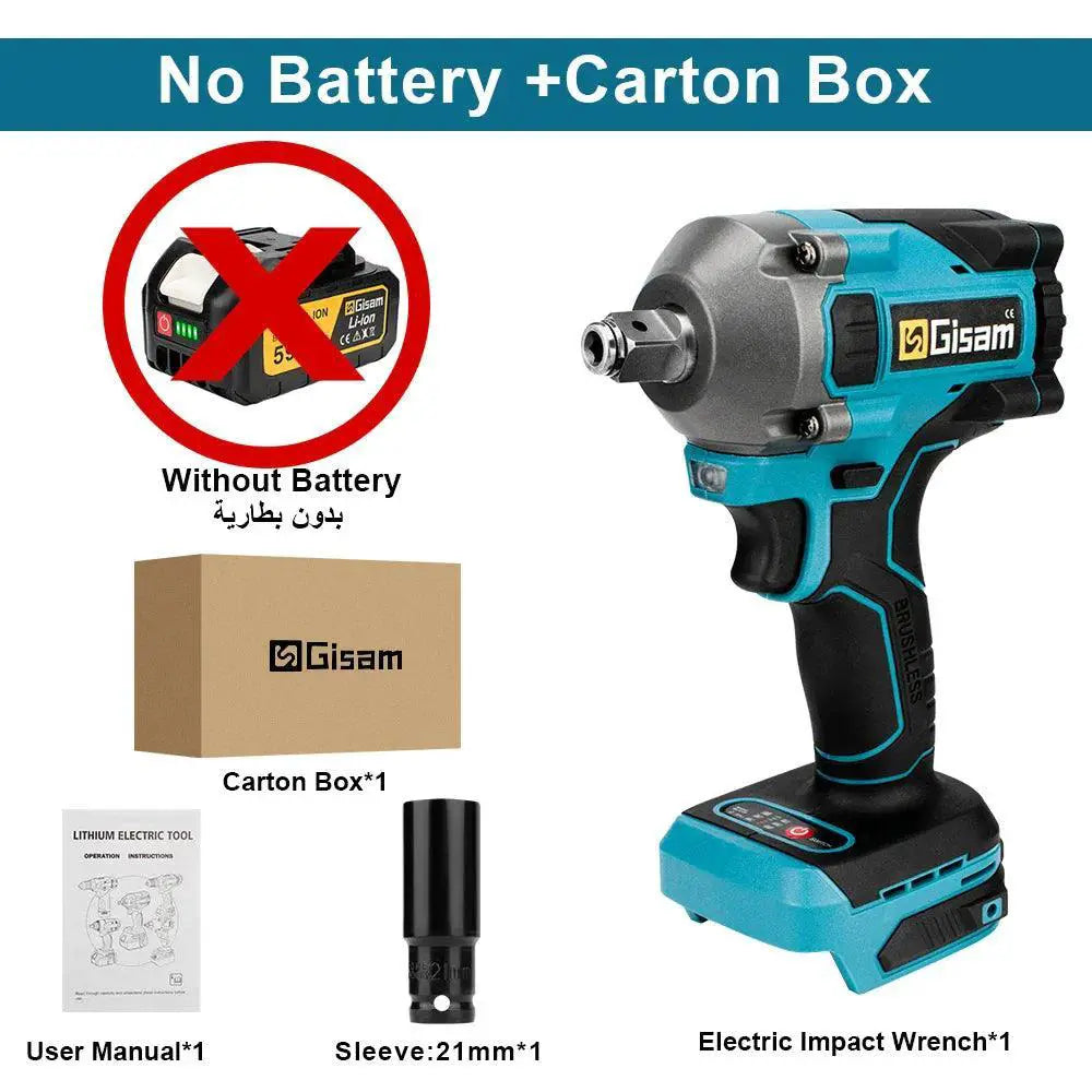 Powerful Cordless Impact Wrench for DIY — product view 8