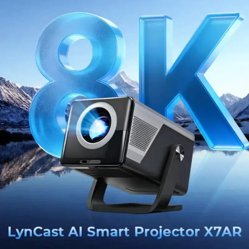 AI Smart Projector with Android OS Dolby, Decoding UHD ANSl — product view 1