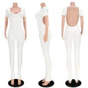 Flattering Backless Jumpsuit for Parties