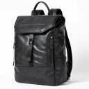 Genuine Leather Travel Backpack 15.6 In