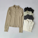 Yoga Suit Women Windproof Jacket - Premium Collar