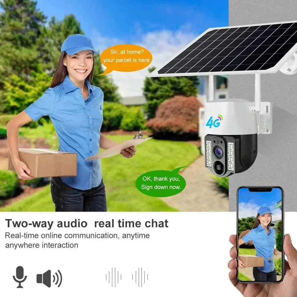 Solar CCTV Camera Advanced Humanoid Detection Night Vision