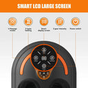 Jinkairui Kneading Air Compression Electric Foot Massage Machine Roller Shiatsu Heated Multifunctional Relaxation Household Gift