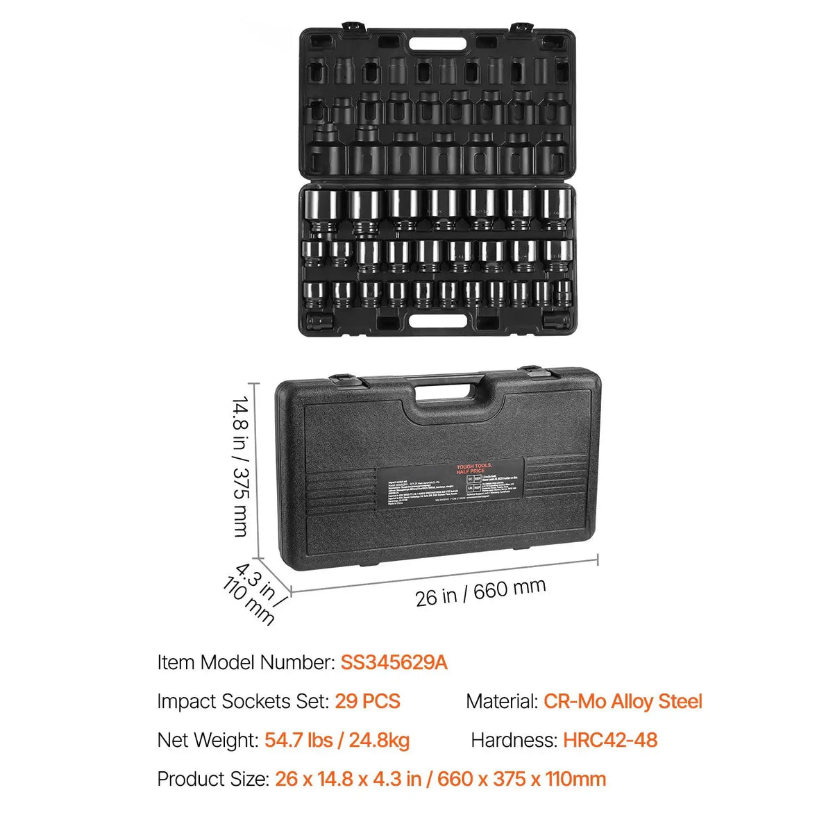 Heavy Duty Inch Impact Sockets — product image 7