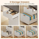 Wooden Office Desk With Drawers