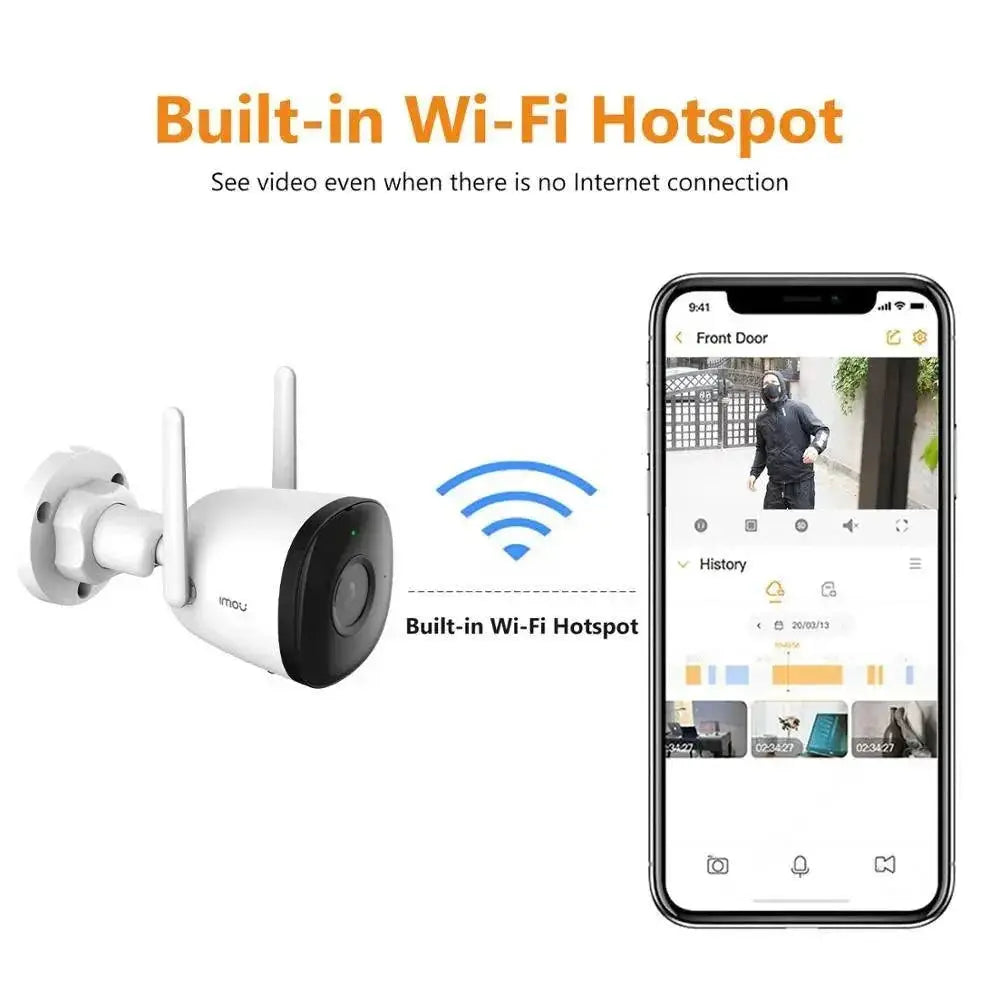 Imou Bullet 2C AI Surveillance Camera 2MP Weatherproof