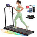 Foldable LED Display Treadmill 10KM Home Walking Pad Space Saving