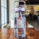 Time Marker Water Bottle for Fitness