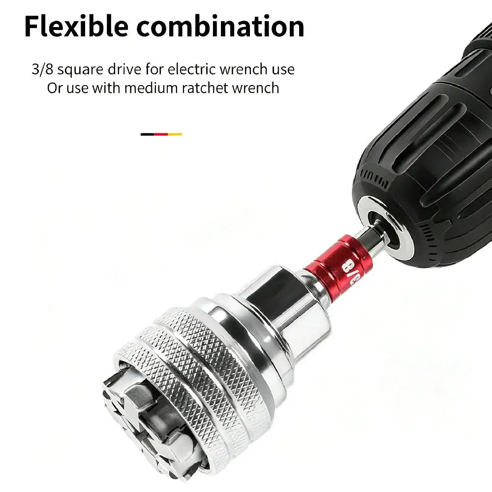 1PCS Multi-Function Universal Socket Wrench Tool - Universal Maintenance Tool, Adjustable Universal Socket Wrench