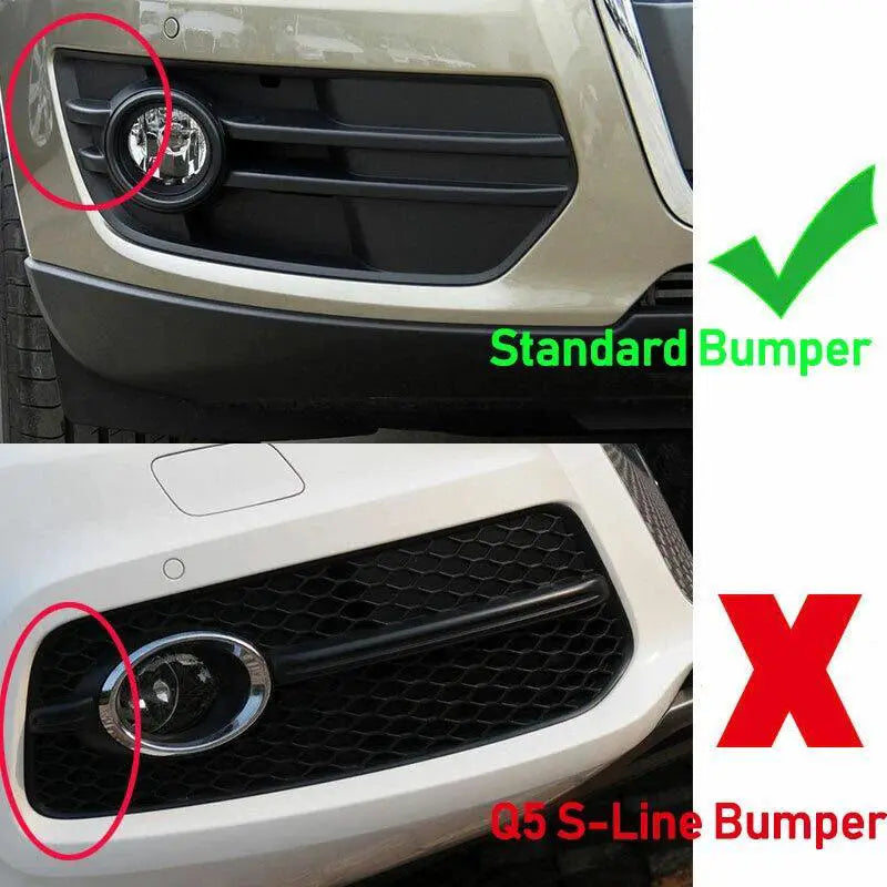 Black Honeycomb Fog Light Cover Grille For Audi Q5 2009 2012
