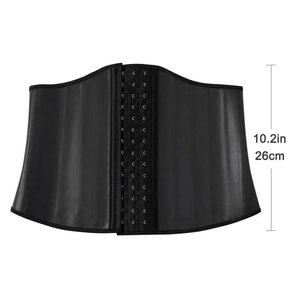 XXS XS 25 Steel Bone Latex Waist Trainer Body Shaper