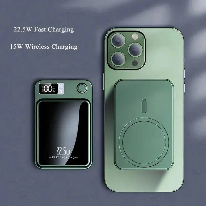 Magnetic High Speed Wireless Charger Portable Power Bank