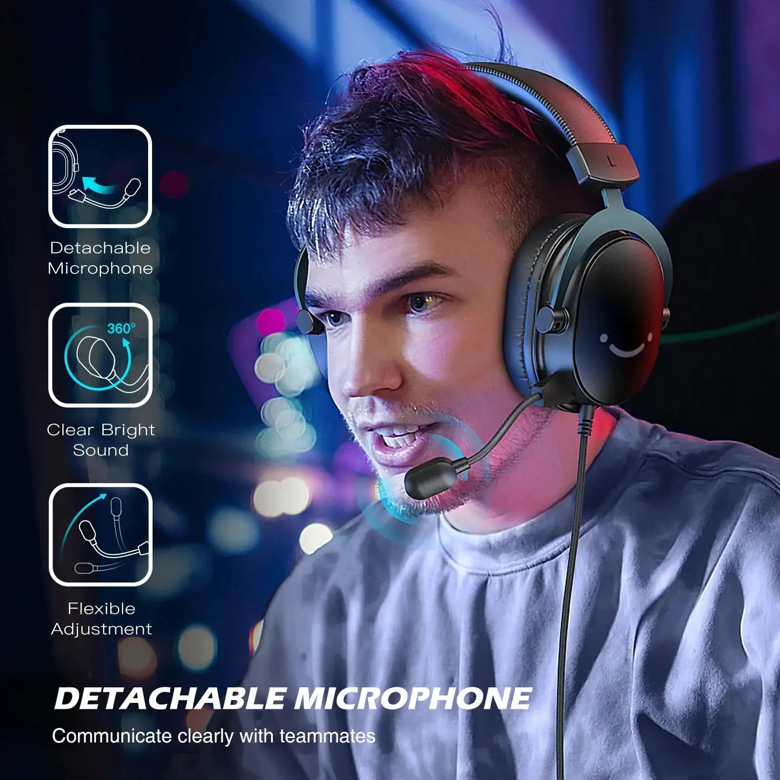 Headset USB 3.5mm Headphone With 7.1 Surround Sound