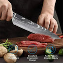 Sharp Santoku Knife Set for Home Cooks