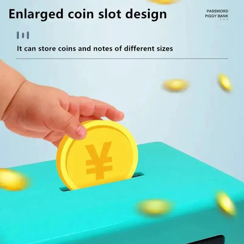 Vintage ATM Coin Bank With Secure Password For Kids Savings