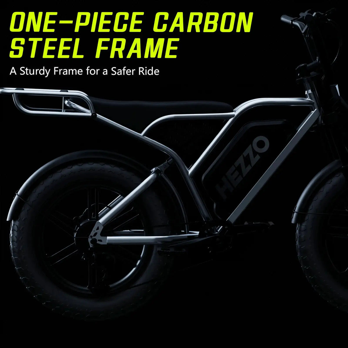 Hezzo K5 Pro Fat Tire E Bike 48V — product view 7