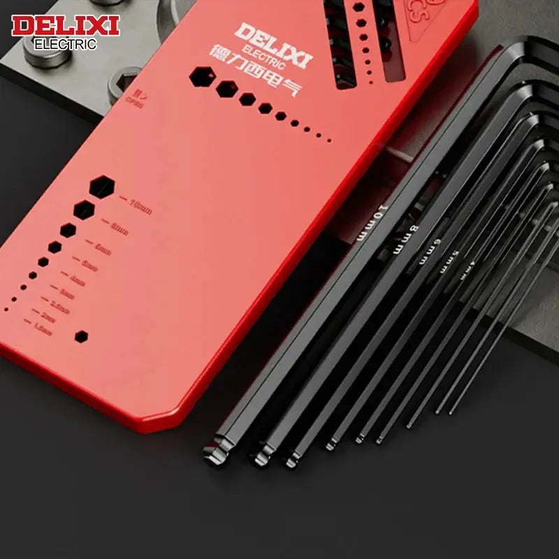 Delixi Electric Allen Key Set For Vehicle Maintenance Tools