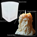 Jesus Easter Egg Rabbit Candle Silicone Mold