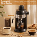 Steam Espresso Machine, Cup, Professional Compact Espresso