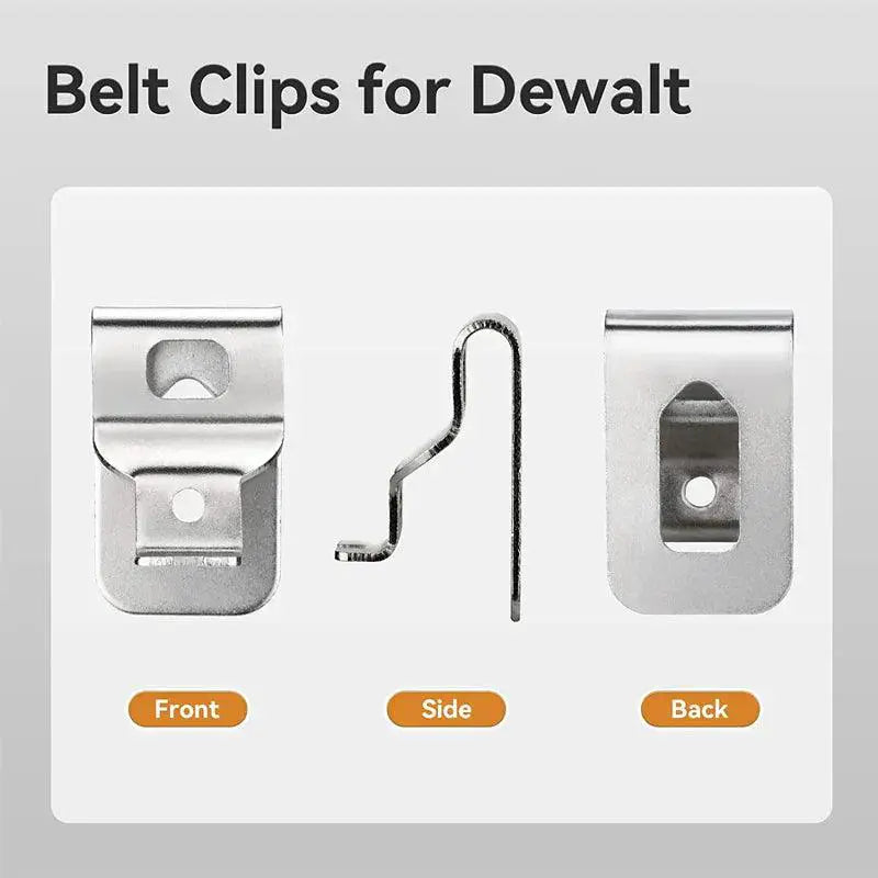 1/2PCS Stainless Steel Belt Clip Hook for 20V Tools Accessory - OurLum.com