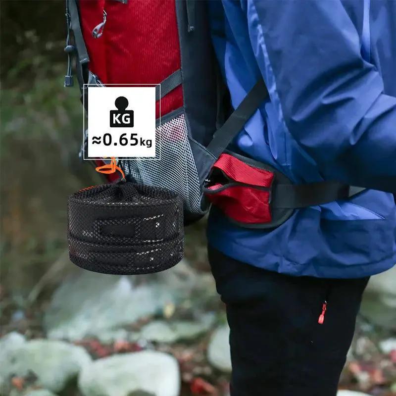 Lightweight Aluminum Camping Cookware Set for Hiking Picnics