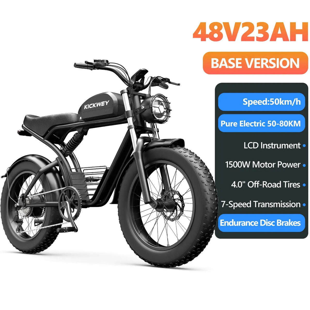 Electric Fat Tire Bike Adult — product view 8