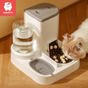 Kimpets Cat Feeder Water Dispenser Dry Wet Food Container