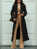 Thick Waist Cinched Winter Coat