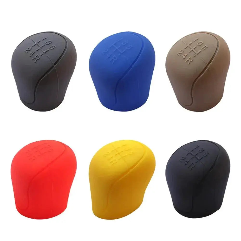 Car Silicone Gear Shift Knob Cover Non Slip Grip Handle