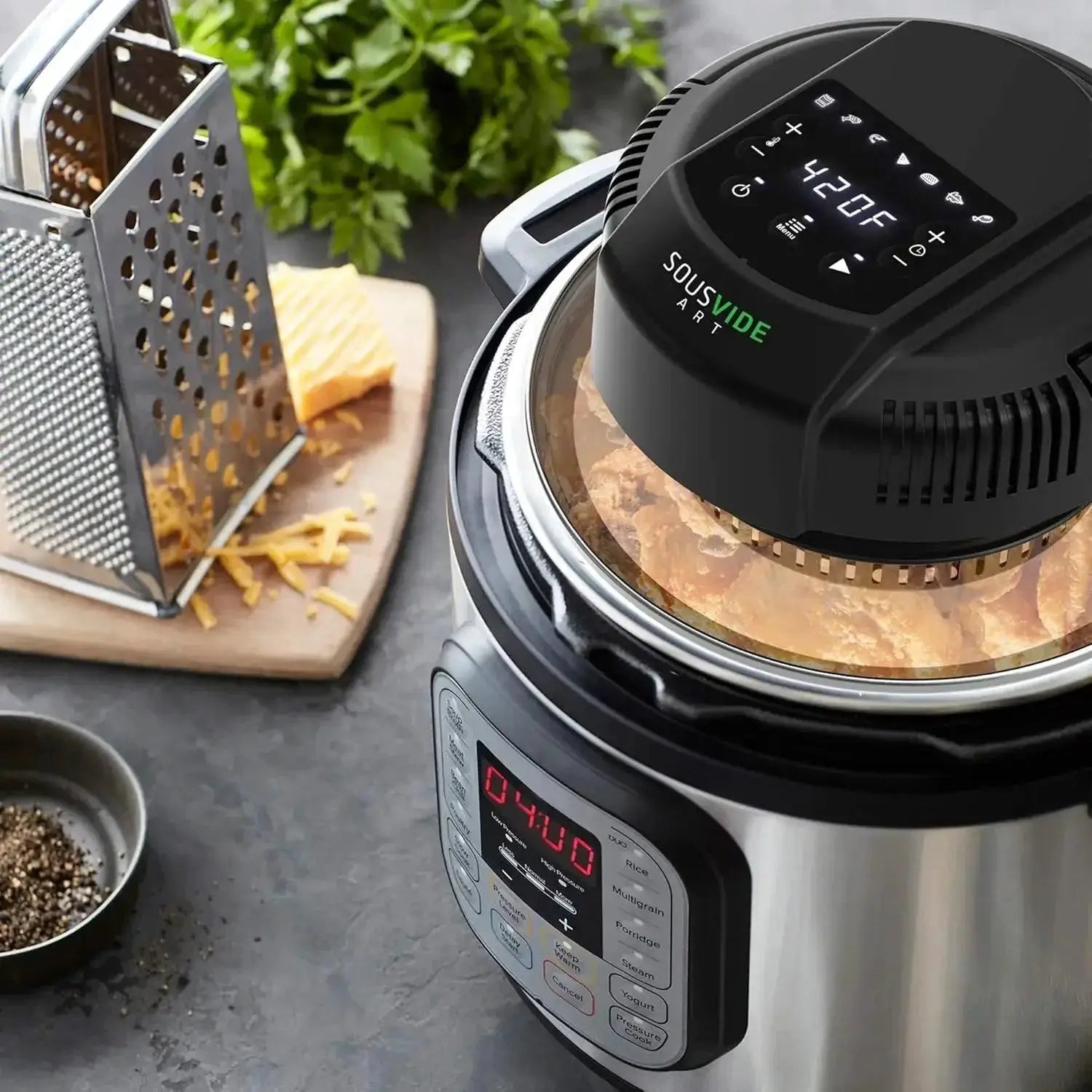 7-In-1 Instant Pot Air Fryer Lid for Versatile Cooking