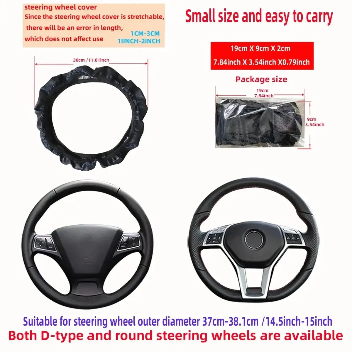 Steering Wheel Cover for Drivers Grip — product view 13