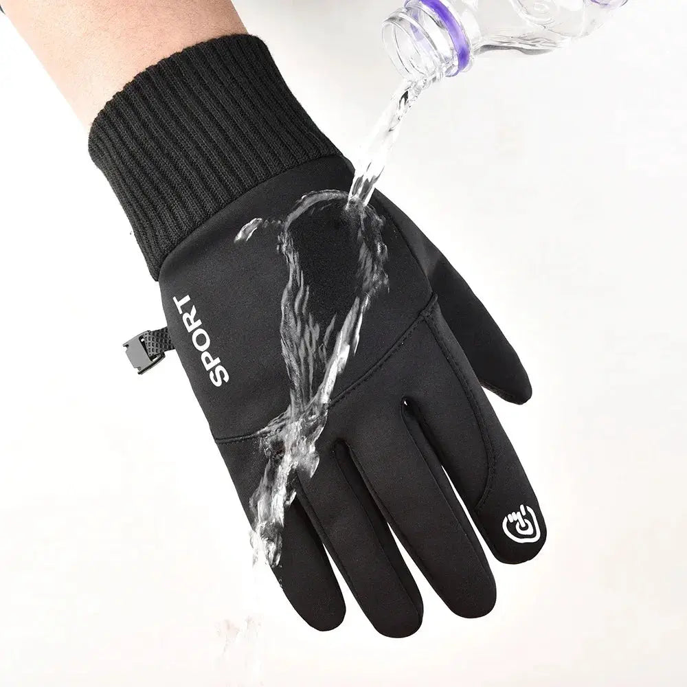 Winter Waterproof Mens Gloves Touchscreen Windproof Non Slip